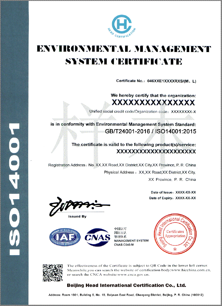 ISO 14001 英文